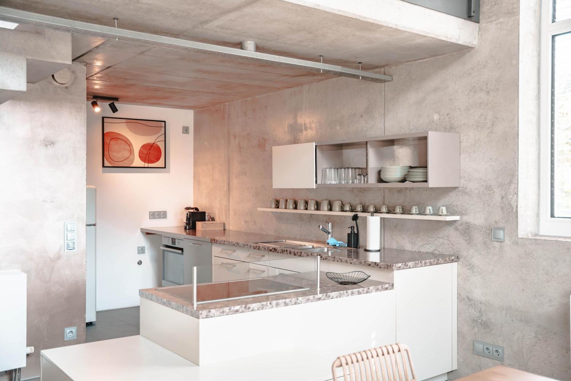 Sunset Club - Loft - 155 M2 Sichtbeton - Zentral Apartment Memmingen Ngoại thất bức ảnh