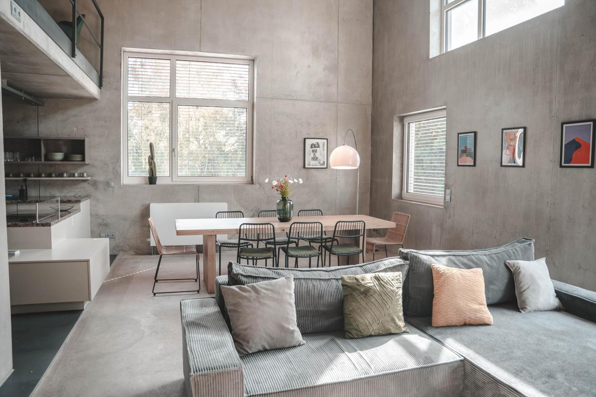 Sunset Club - Loft - 155 M2 Sichtbeton - Zentral Apartment Memmingen Ngoại thất bức ảnh